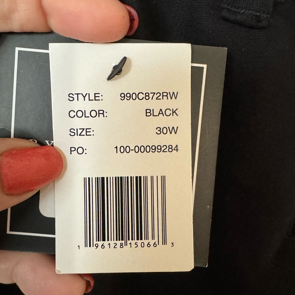 NWT   RYAN WYLDE  BLACK PLUS SIZE: PANTS   30W    #O - Picture 6 of 11
